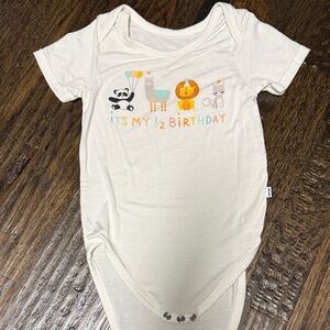Little Sleepies It’s my Half Birthday 18-24M Onesie